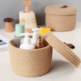 Японская плетеная настольная коробка для хранения, система хранения, ткань, корзина для хранения