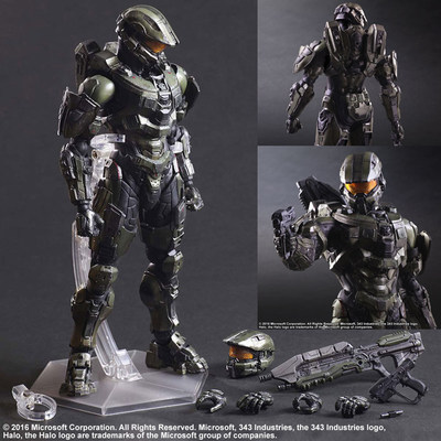 Pa Modified Master Chief Figure Halo Halo 5 Halo Model Doll Toy Movable Gift