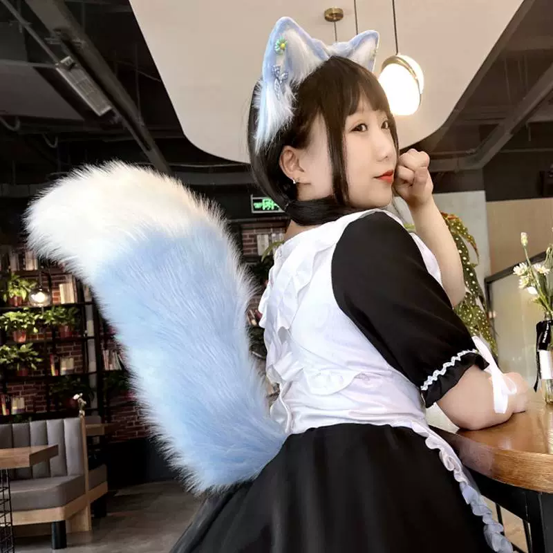 Cáo đuôi COS đeo tai đuôi thú động vật trẻ em Lina Belle lolita đồ chơi đạo cụ cosplay