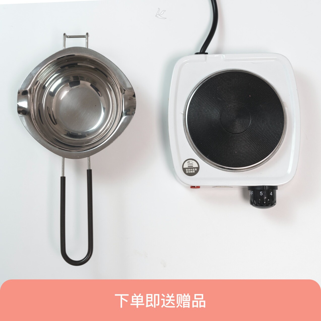 Waxing pot aromatherapy candle diy tool set heating furnace hand-cooking wax melting wax melting electric heating furnace homemade