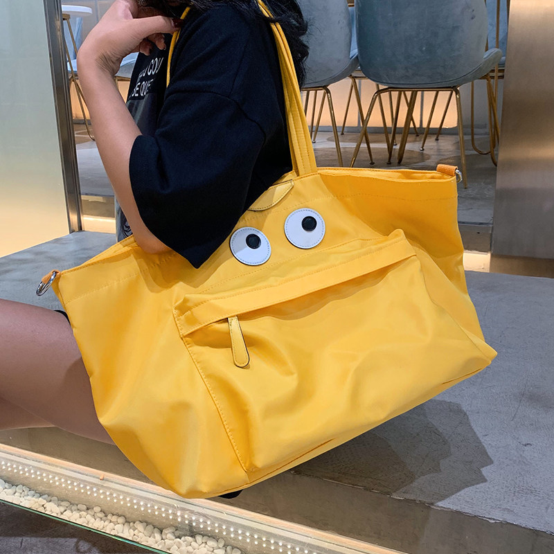 2020 new trendy travel storage handbag net red large capacity light short-distance labor luggage travel bag female