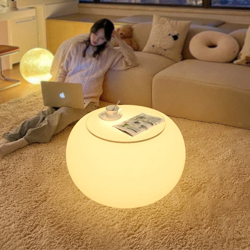 Tea table floor lamp living room sofa edge Several sets of things atmosphere light bedroom light lavish cream wind bed head cabinet integrated table lamp-Taobao