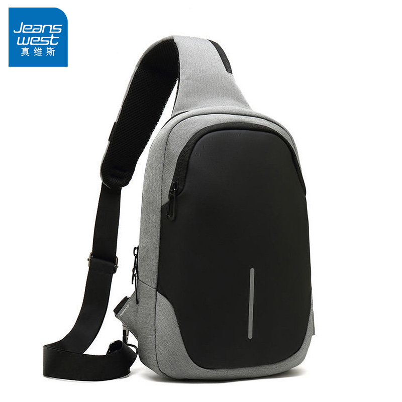 Real Vis Chest Bag Men's Slanted Satchel Chest Front Men Small SHOULDER BAG TIDE CARD STUDENT CASUAL SINGLE SHOULDER BAG 2022 new