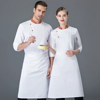 Белый единственный кусок топ + фартук