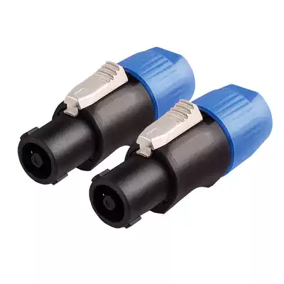 Ring Ohm head welding-free speaker wiring four-core professional speaker plug nl4fc Aviation plug one