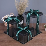 Корт -коробка 6 -INCH 8 -INCH 10 -INCH 12 -INCH Двойной слой плюс прозрачная сеть красная рука -питательная упаковка на день рождения