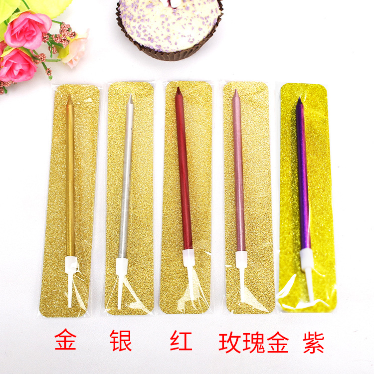 Birthday Cake Candle high quality Pencil candle Seven New Year's Eve Smoke-free candle Candlelight dinner Decorative Romance