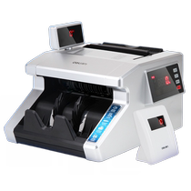 Deli (deli) 2019 new version of the additional version of the intelligent voice currency counter money detector self-cleaning system commercial household money counter money machine money counting machine 33026S