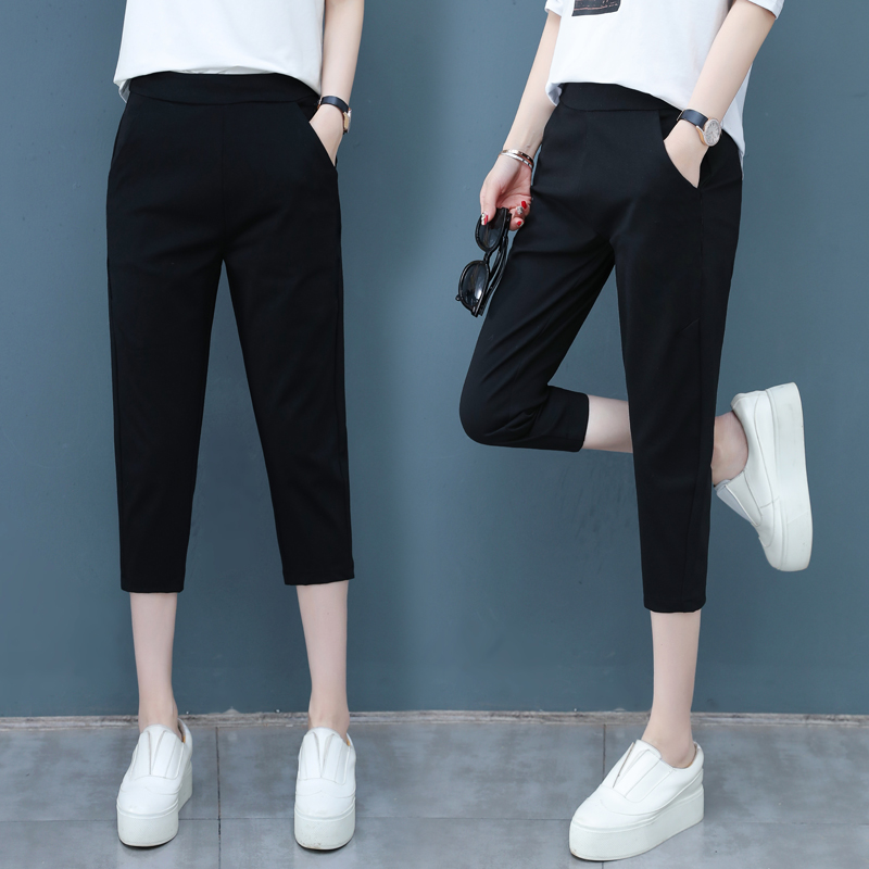Seven Pants Women Summer 2022 New Loose Pants Slim 50% Pants Casual Pants Summer slim Slim Feet Sporting Pants