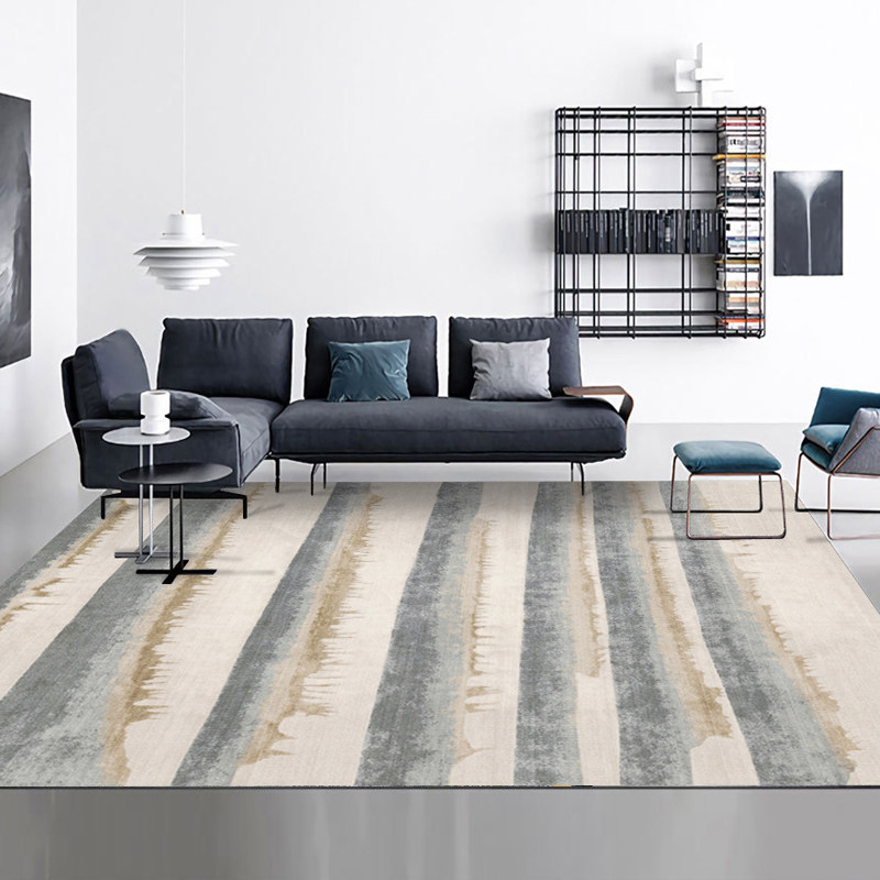 Huamu thickened carpet living room home sofa coffee table floor mat large area bedroom bedside blanket Morandi simple