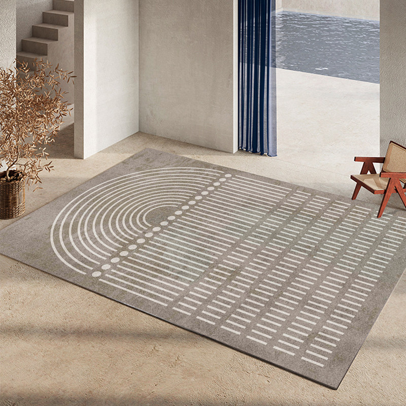 Wabi-sabi simple carpet living room home sofa coffee table cushion dirt-resistant large area bedroom bedside blanket customization