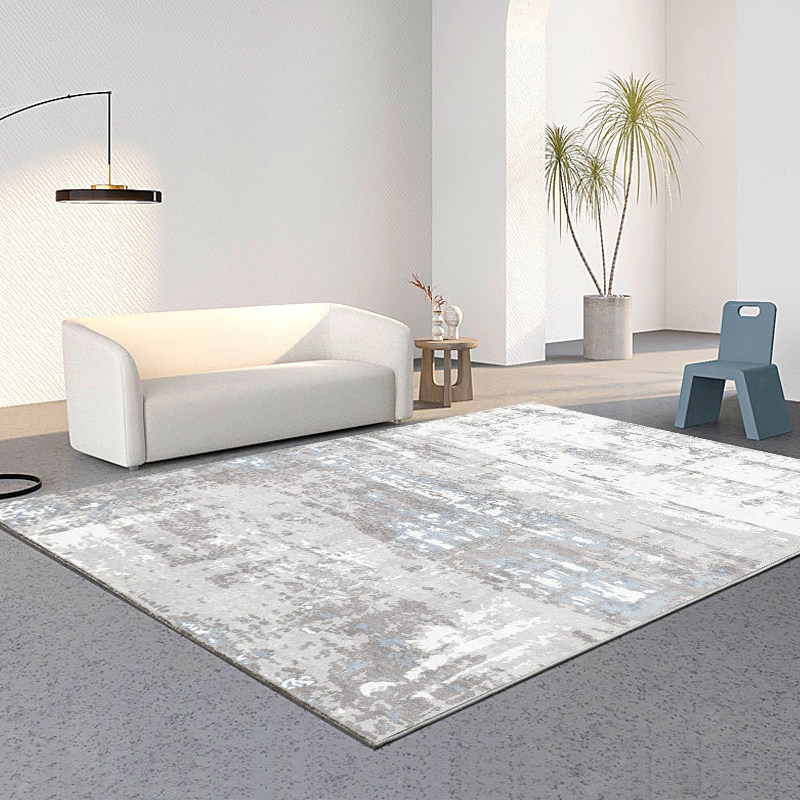 Wabi-sabi-style carpet living room sofa coffee table mat household dirt-resistant large-area bedroom bedside blanket modern minimalist customization