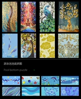 Индивидуальный рисунок фонового бассейна