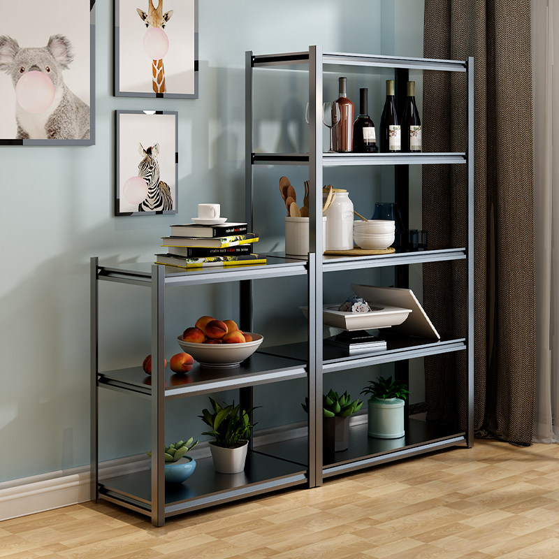 Iron Leopard Warehouse Shelf Home Shelf Multilayer Show Shelf Balcony Kitchen Living-room Multifunction Storage Shelving