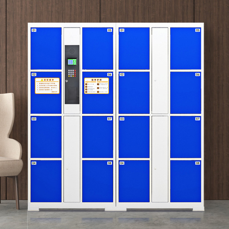 Supermarket electronic locker smart container store cabinet infrared bar code swipe card password mobile phone storage cabinet