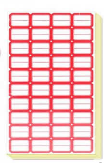 Laboratory self-adhesive label sticker mouth take paper chemical reagent bottle tube label paper self-adhesive handwritten sticker map