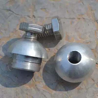 Aluminum alloy big fishing table accessories aluminum head fishing table legs and claw connector connector head send stainless steel screws