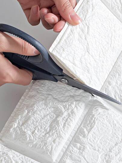 Tapete selbstklebende 3D-dreidimensionale Wandaufkleber, Schaumstoff, wasserdicht, Hintergrundwand, Ziegelmuster, Tapete, Schlafsaal, Schlafzimmer, warme dekorative Aufkleber