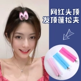 Кудрявая челка, заколка для волос, придает объем