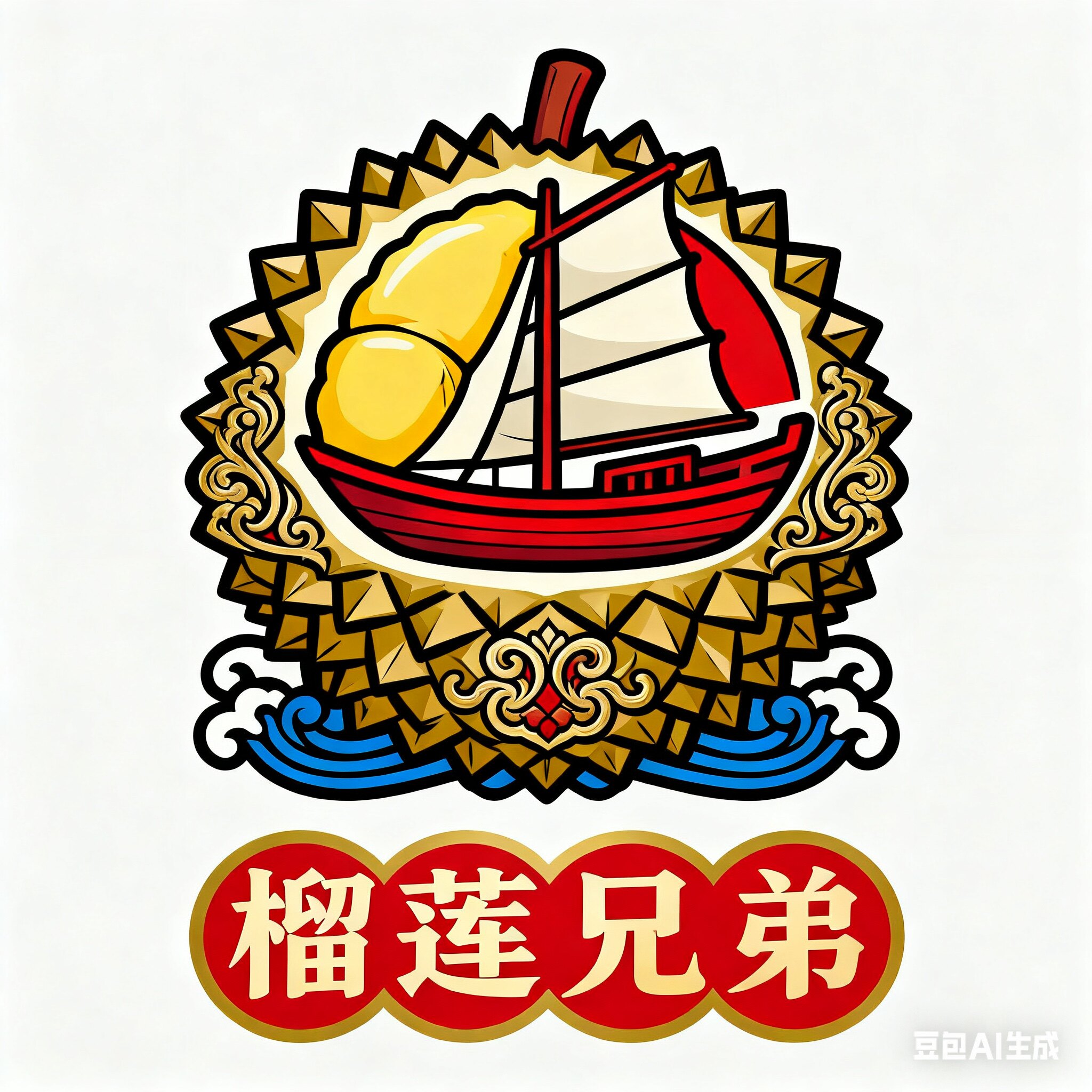 榴莲兄弟的LOGO