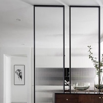 Custom ultra-white Changhong glass Living room bathroom door frosted bedroom screen Entrance partition Tempered glass