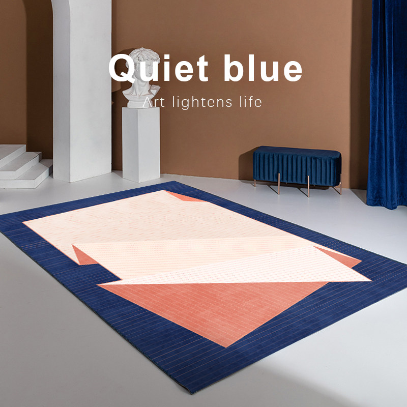 Starry Sky Carpet Living Room Blue Modern Abstract Sofa Striped Full Room Art Design Solid Bedroom Bedside