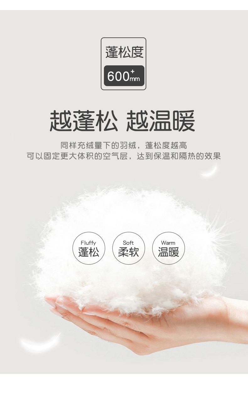 雅鹿 儿童 薄款羽绒服 90%白鸭绒 图5