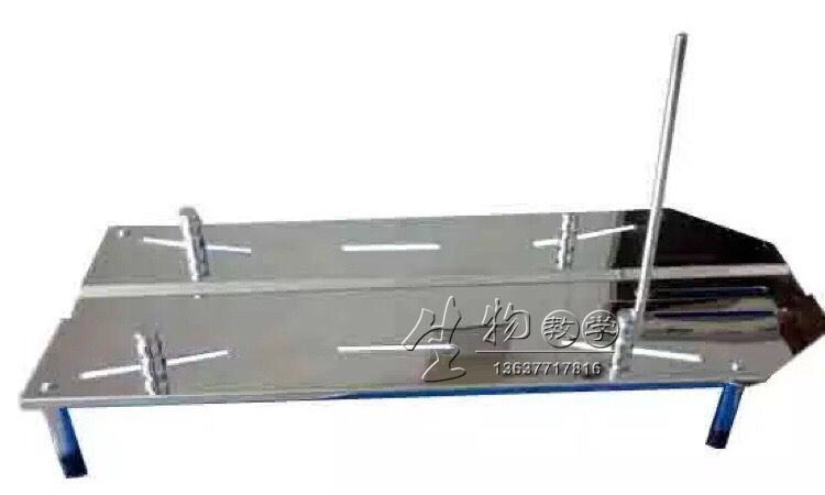 Small animal stainless steel anatomy table Rabbit dual operating table for rabbit experimental anatomy plate