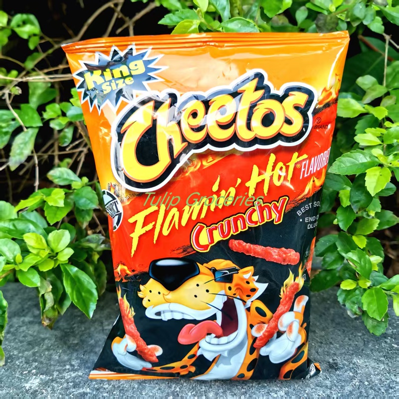 Cheetos Flamin Hot Crunchy 99.2g American Spicy Corn Crispy Snacks Corn Sticks Cheetos Flamin Hot Crunchy 99.2g American Spicy Corn Crispy Snacks Corn Sticks