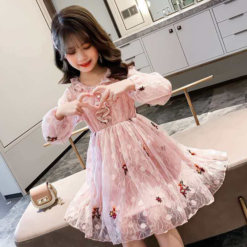 Girls Spring Dress 2020 New Han Dress Children's Dress Baby Spring Fall Girls Dress Princess