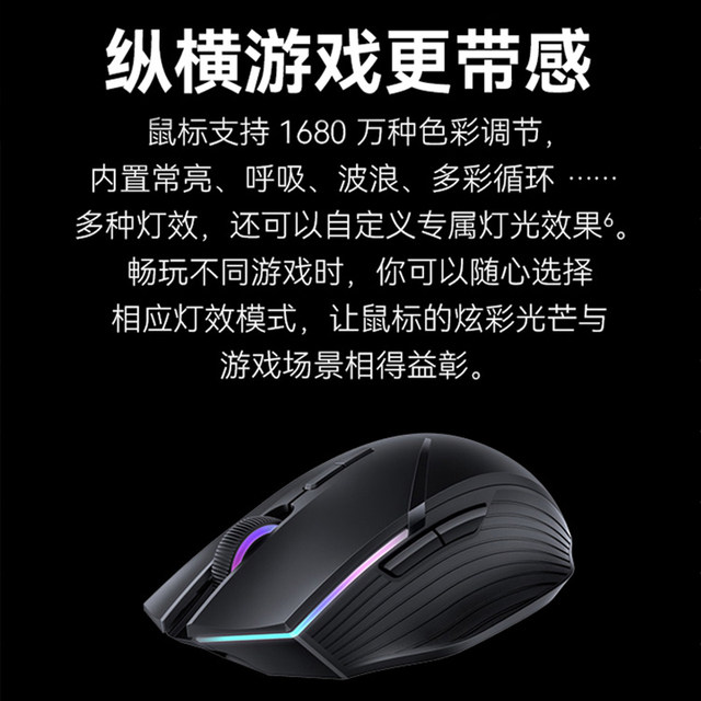 Huawei Original Gt Wireless Mouse E-Sports Mechanical Chicken Game Bluetooth Mouse Suitable for Lenovo Hp Asus
