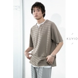 Kuyiou/Designer Skin -Friendly Bead -Friendly Net -eye y -Capered Round Round Leader, адаптируя с короткой коротки