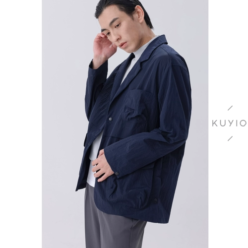 Тефлоновая анти -дирт -настройка Kuyiou/слегка морщинный нейлоновый мульти -карман