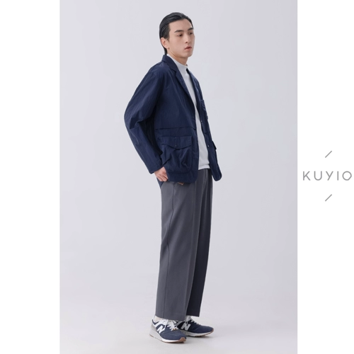 Тефлоновая анти -дирт -настройка Kuyiou/слегка морщинный нейлоновый мульти -карман