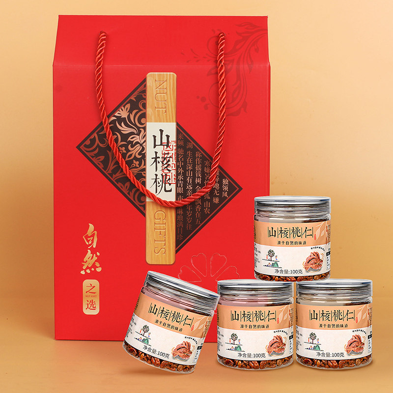 New Linan pecan kernels small pecan kernels canned original pregnant women's snacks Nut kernels 500g canned bags