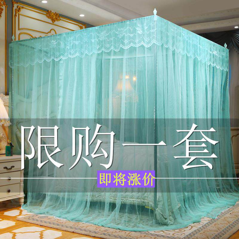 2022 New palace mosquito nets Home convenience for disassembly and thickening encrypted with bracket fixed 2022 on floor summer