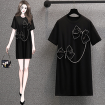 Pregnancy Woman Dress Summer Dress New Fashion Display Slim Casual Ocean Gas Minus diamond bow tie 2021 Lions dress not to be explicit