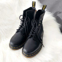 Black Martin boots female cool locomotive tide ins English wind 2020 new autumn and winter Joker short boots leather head layer cowhide