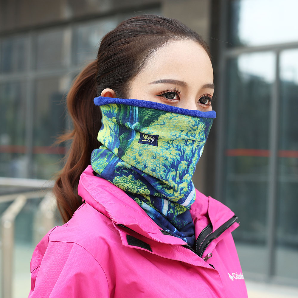 Riding hijab warm skiing mask windproof anti-chill neck cover Thickened Winter Face Towel Sportswomen men and women hats