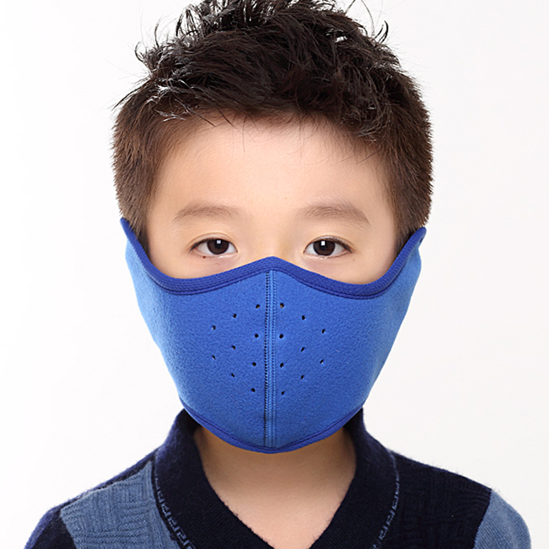 Winter outdoor children's cycling hood warm windproof mask cycling mask ski face protection neck protection cold face mask