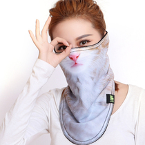 Winter outdoor riding headscarf ski mask windproof warm cold face protection for men and women breathable triangle mask thick