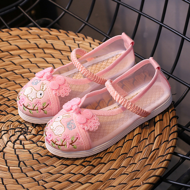 Chinese Fenghan Shoes Old Beijing Children's Fashion Shoes National Fengfeng Girls Summer Ancient Fenghai Embroidery Shoes Shoes Dance Shoes