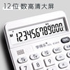 Solar-Powered Calculator for Students and Accountants, Simple and Cute, Suitable for Office Use, Personalized Large Voice Calculator for Elementary School Students, Creative and Stylish Commercial Financial Calculator with 12-Digit Large Screen