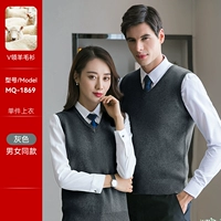 MQ1869 Серый шерстяной свитер