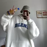 Утепленная демисезонная толстовка с капюшоном, куртка, в американском стиле, оверсайз