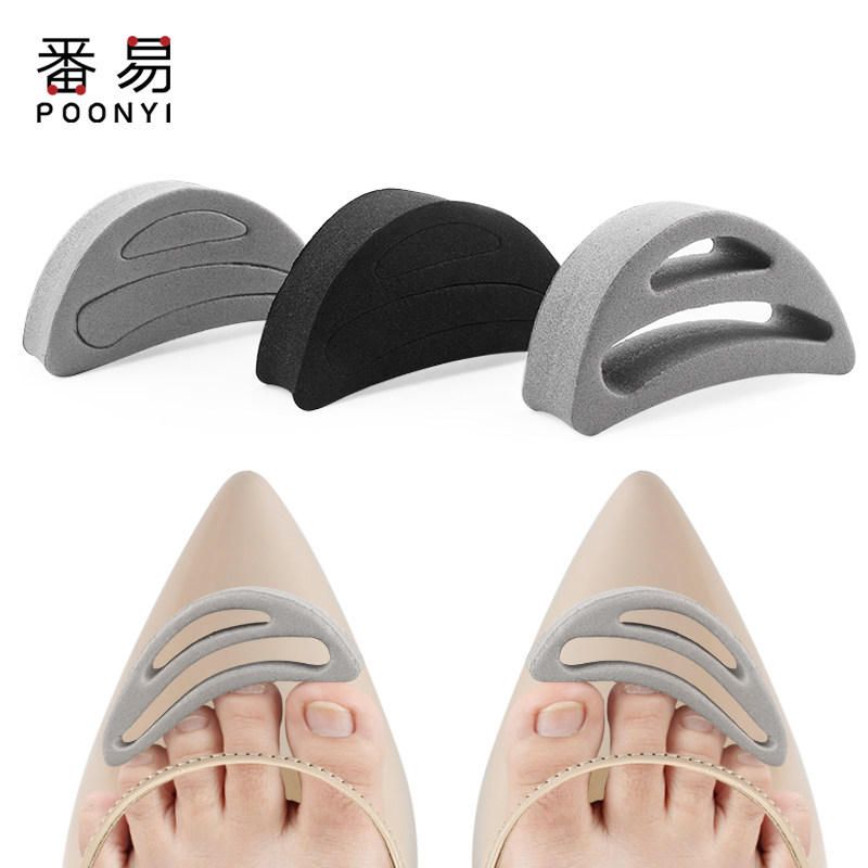 Toe pad hollow sponge toe plug forefoot pad high-heeled shoes front plug anti-heel adjustment size shoe artifact