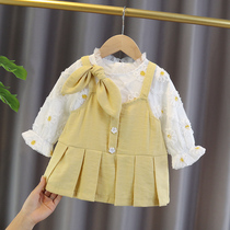 Girl dress spring dress 2021 New style spring childrens clothing little girl princess dress baby dress