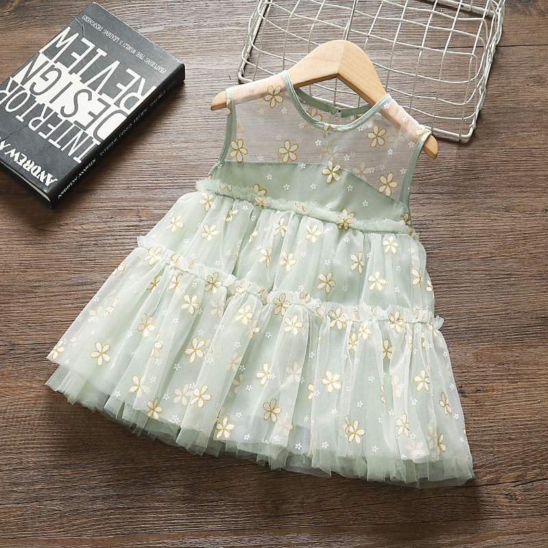Girls Baby Gas Princess Dress 2023 Summer New 3 and 2 Girls 1 Summer 0 Fashion Dress Dress