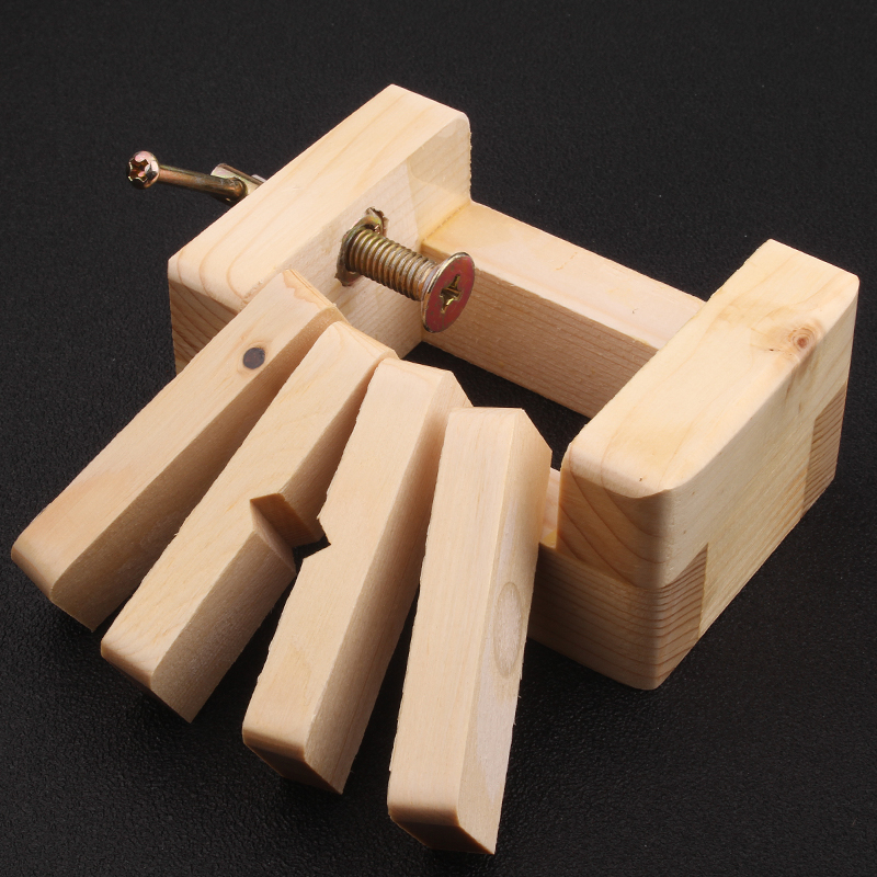 Woodworking Beech Wood Large Size Print Bed Engraving Bed Solid Wood Clamp Seal Stone Engraving fixed seal engraving tool set