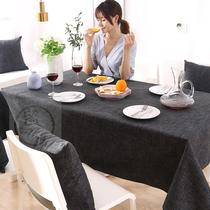 Nordic ins cloth art Cotton Linen Tablecloth waterproof o